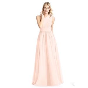 Azazie Molly pearl pink bridesmaid dress